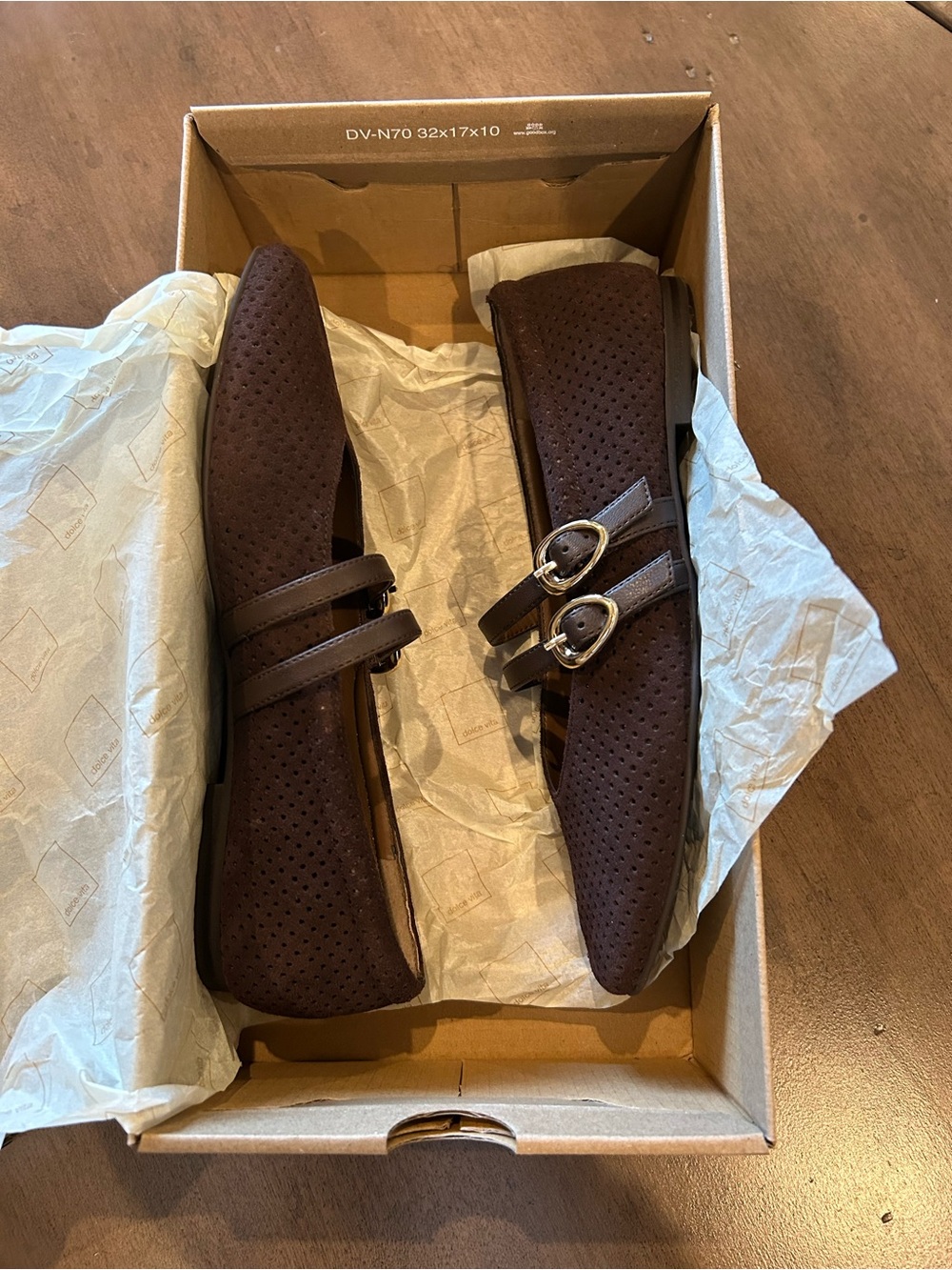 Dolce Vita Aretha Mary Jane Flat Mahogany Size 7 NIB - Picture 6 of 8